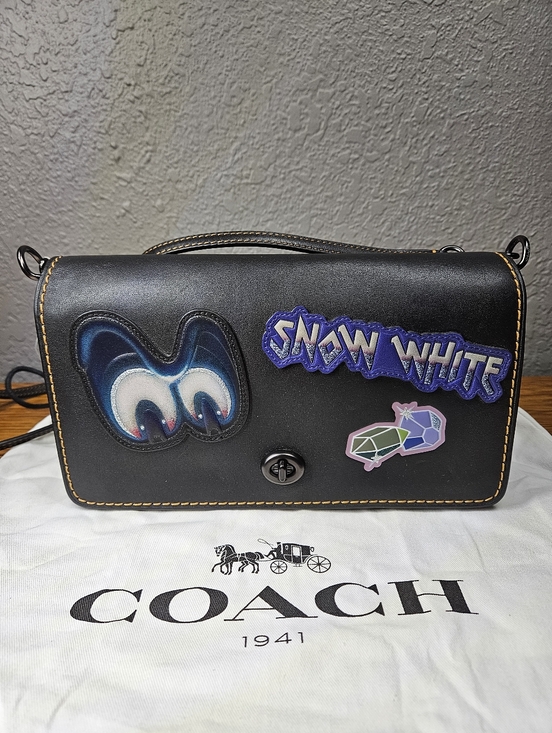 Coach Handbags - COACH X DISNEY Dark Fairytale SNOW WHITE Dinky Crossbody Bag